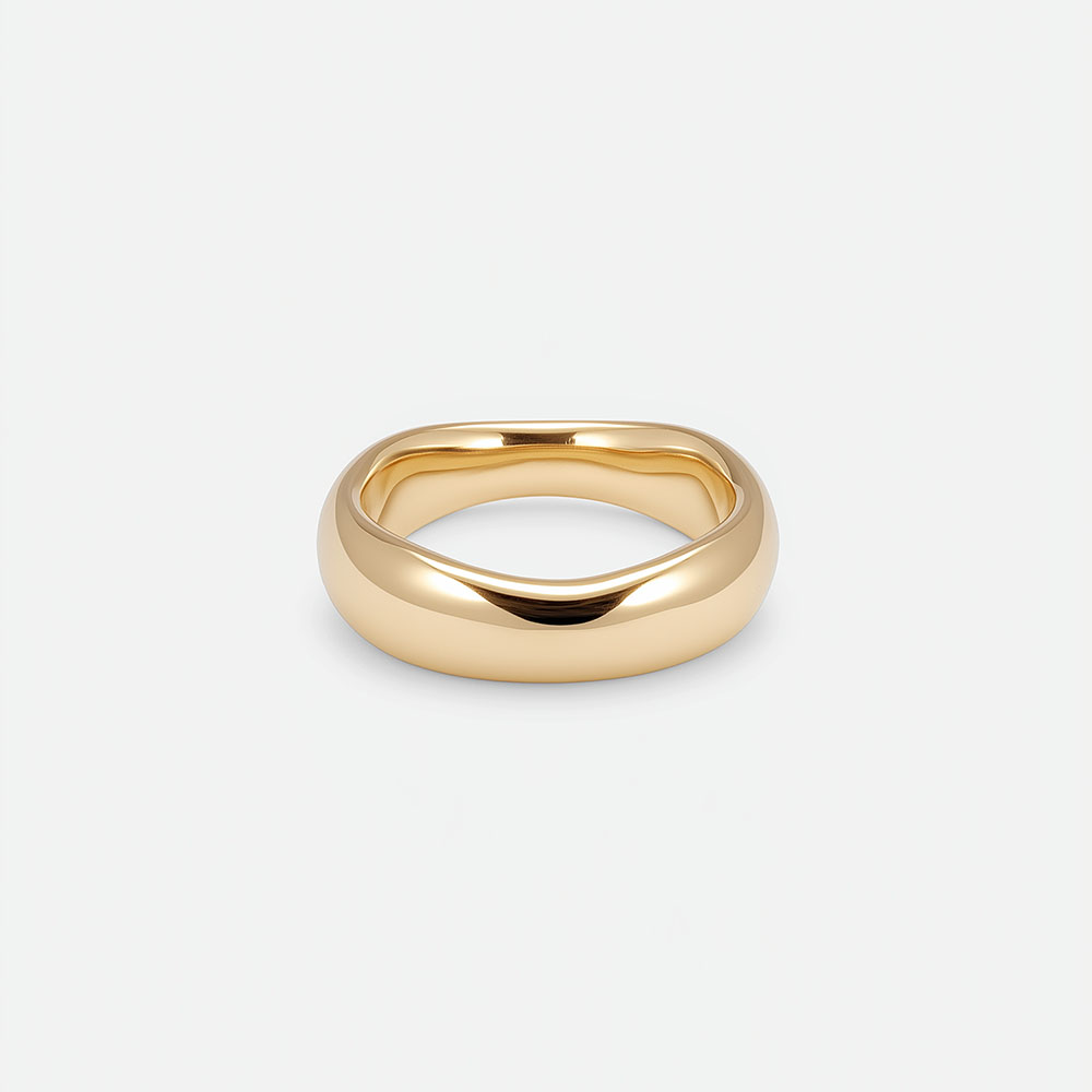 Dual Wave Stackable Ring